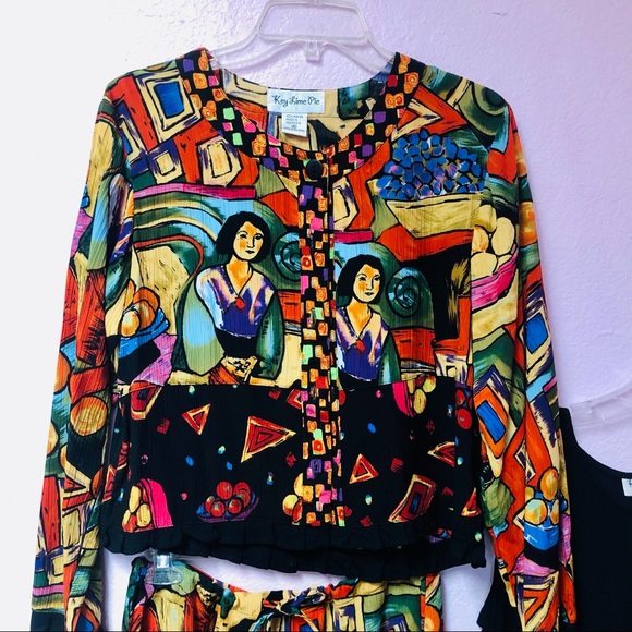 Boho Style 3 Pieces Skirt Set Ensemble - Picture 4 of 15